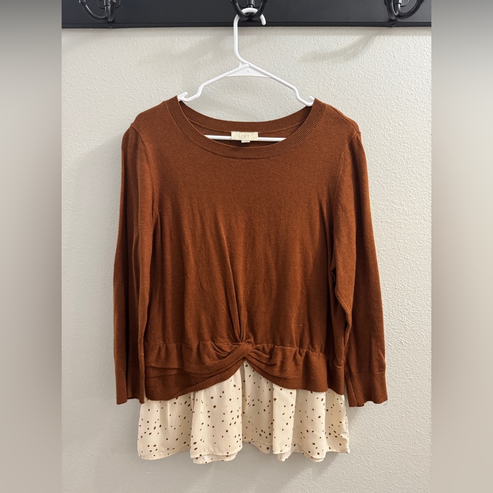 LOFT | Peplum Sweater